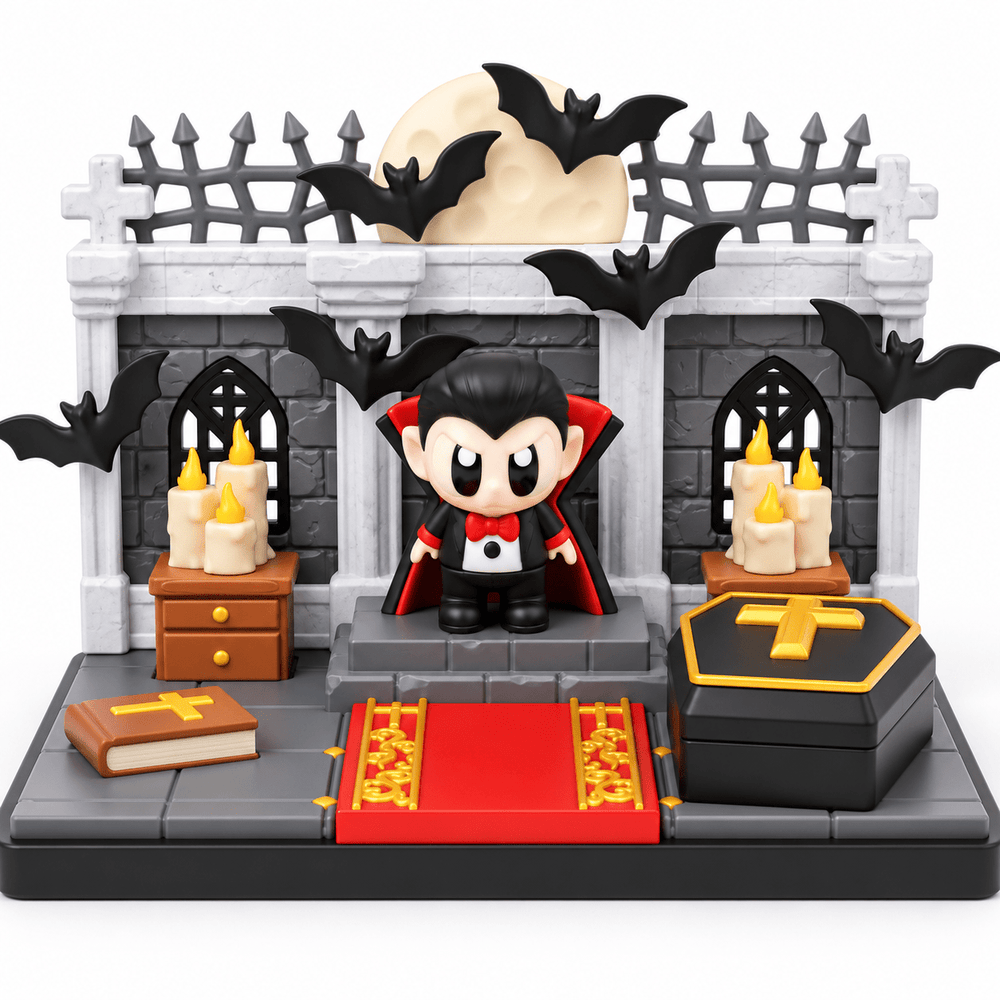 El Castillo de Vlad, escenario con figura de Vlad