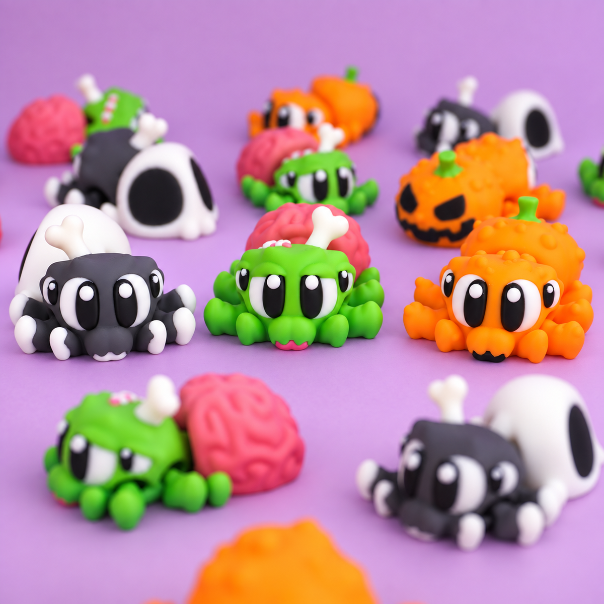 Pipa, Zompi y Oski: las tres arañas nuevas de Halloween de MochiZoo